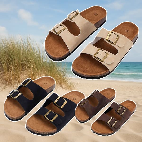 Klassiska remsandaler – svarta, bruna eller beige Brun 40