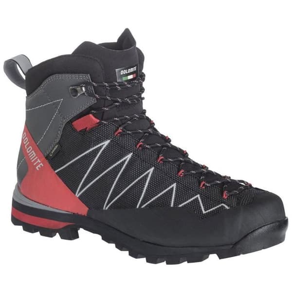 Dolomite BOTA CRODAROSSA Pro GTX 2.0 - Höga vandringsskor för både herr och dam - Svart - Eldröd