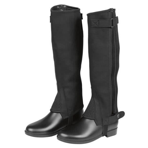 Minichaps barn Kerbl Classic - svart - 8 år