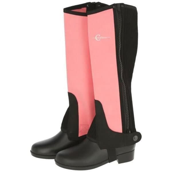 Minichaps barn Kerbl Lilli Starlight - svart/rosa - 10 år