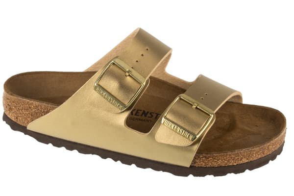 Birkenstock Arizona BF 1016110, Unisex, Slides, guld Gold 38