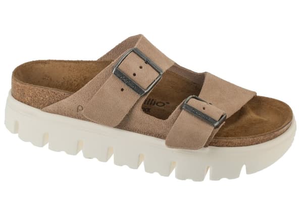 Birkenstock Arizona Papillio Chunky LEVE 1024950, Kvinde, Slides, beige Beige 36
