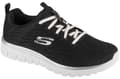 Miniatyrbillede 1 af 4: Skechers Graceful - Get Connected 12615W-BKW, Kvinde, Sneakers, sort