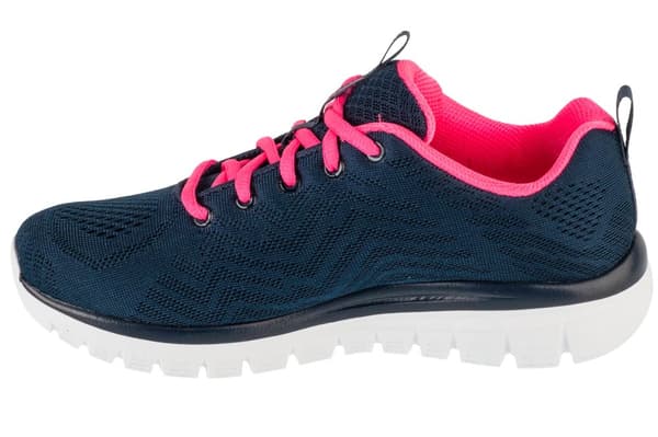 Skechers Graceful - Get Connected 12615W-NVHP, Kvinde, Sneakers, marine blå