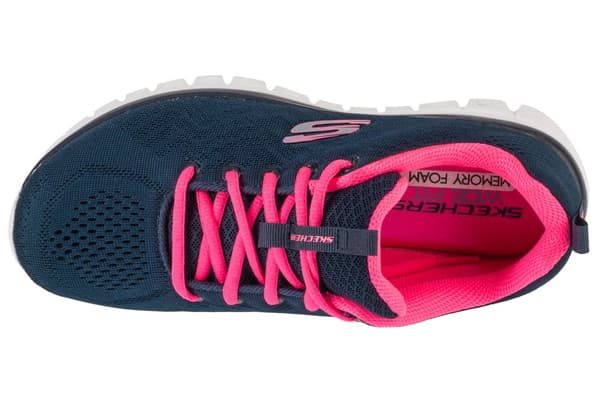 Skechers Graceful - Get Connected 12615W-NVHP, Kvinde, Sneakers, marine blå