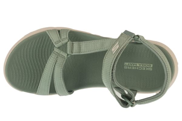 Skechers Go Walk Flex Sandal - Sublime 141451-SAGE, Kvinna, Sandaler, grön