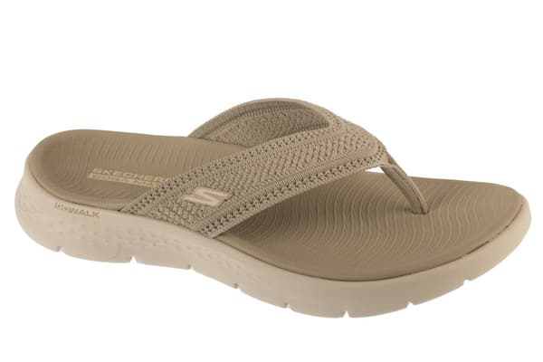 Skechers Go Walk Flex Sandal - Holly 141459-TPE, Kvinna, Flip flops, beige