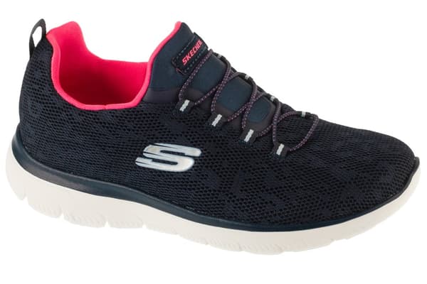 Skechers Summits - Leopard Spot 149037-NVHP, Kvinde, Sneakers, marine blå