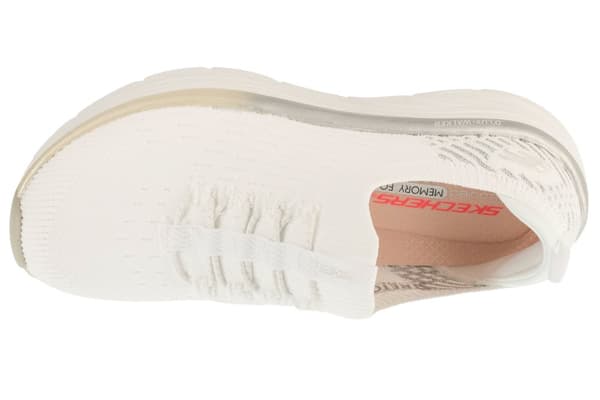 Skechers D'Lux Walker Let It Glow 149366-WSL, Kvinde, Sneakers, hvid