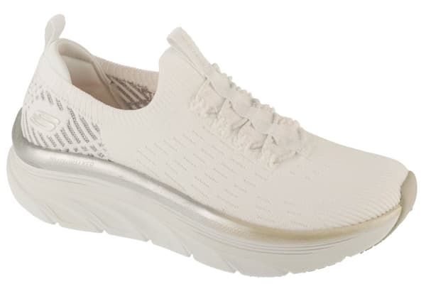 Skechers D'Lux Walker Let It Glow 149366-WSL, Kvinde, Sneakers, hvid White 39