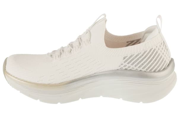 Skechers D'Lux Walker Let It Glow 149366-WSL, Kvinde, Sneakers, hvid