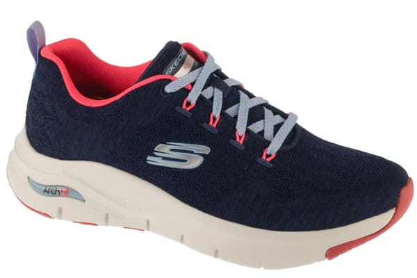 Skechers Arch Fit Comfy Wave 149414-NVHP, Kvinde, Sneakers, marine blå Navy 37,5