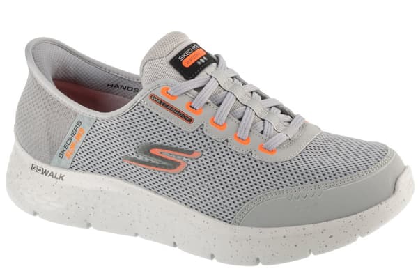 Skechers Slip-Ins: Go Walk Flex - Waterproof 216330-GRY, Mand, Løbesko, grå Grey 45