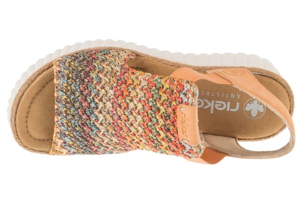 Rieker Sandals 69172-92, Kvinde, Sandaler, flerfarvet
