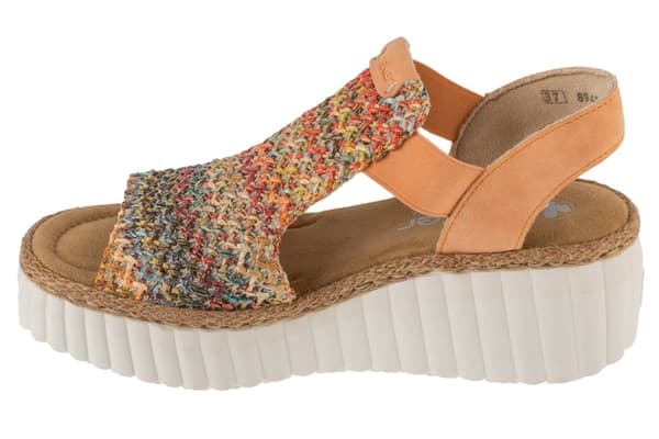 Rieker Sandals 69172-92, Kvinde, Sandaler, flerfarvet