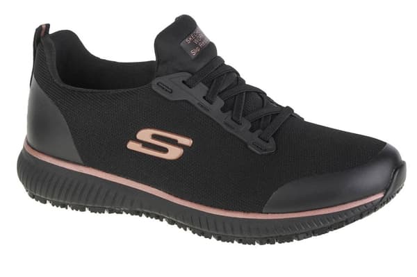 Skechers Squad SR 77222EC-BKRG, Kvinde, Arbejdsstøvler, sort Black 36