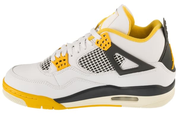 Air Jordan 4 Retro AQ9129-101, Kvinna, Sneakers, vit