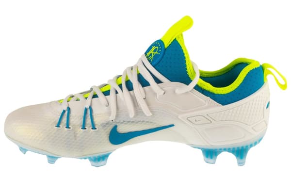 Nike Huarache 9 Elite Low Lax SG FV6147-100, Mand, Fodbold klamper, hvid