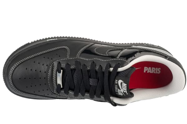 Nike Air Force 1 '07 Low City Pack Paris Patent HV6226-001, Man, Sneakers, svart