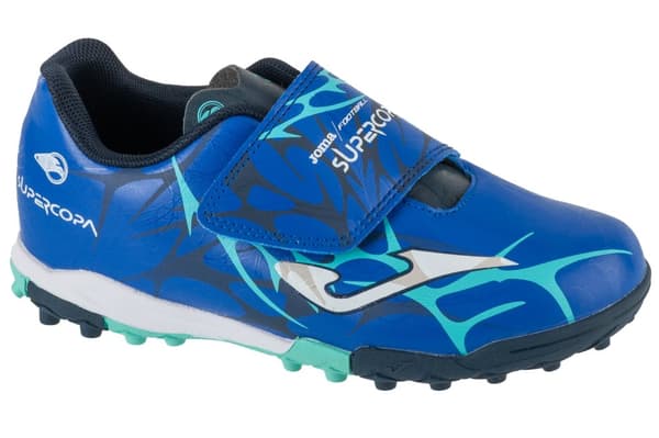 Joma Super Copa Jr 2504 TF SCJW2504TFV, til Dreng, Turf fodboldtrænere, blå