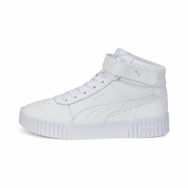Kvinde Casual Sneakers Puma Carina 2.0 Mid Hvid - 41