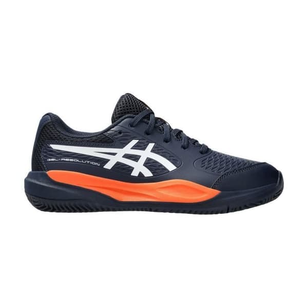 Tennisskor - ASICS - GEL-RESOLUTION X GS - Barnpojke - Grus - Marin/Orange