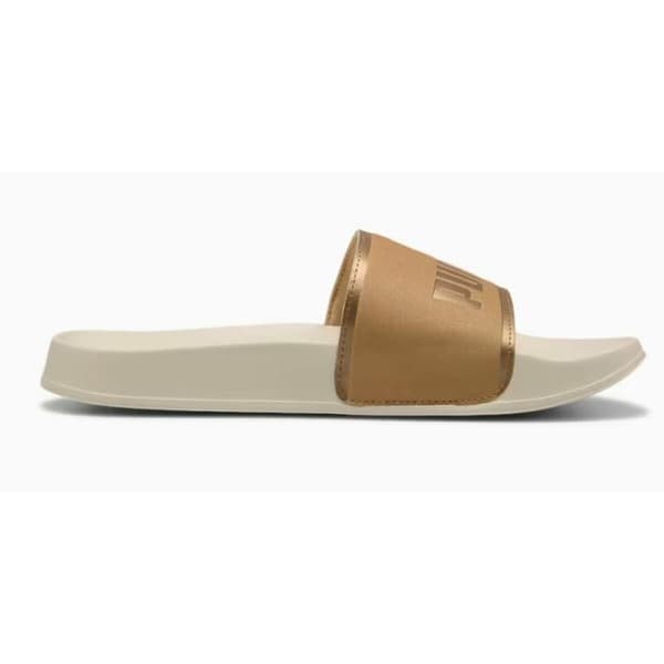 Strandtofflor för kvinnor Puma Leadcat 2.0 Aqua Metallics SS25 401707 02 Beige - 35.5
