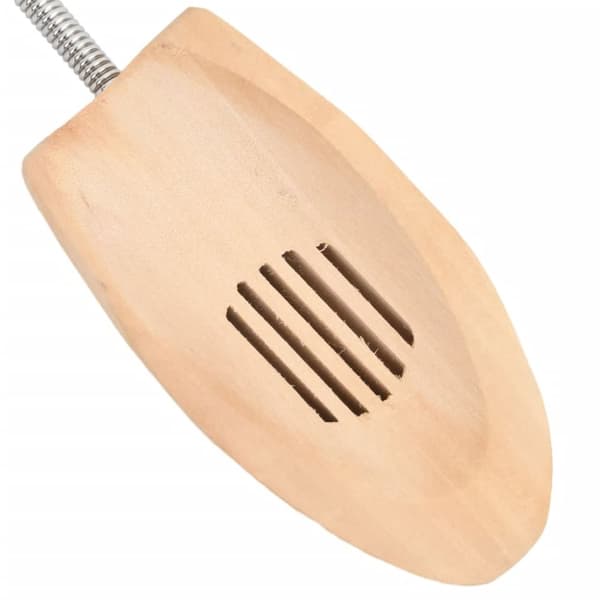 vidaXL Skoblock 2 par EU 35-38 massivt lotusträ