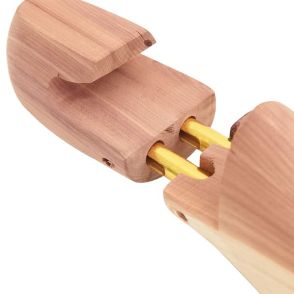 vidaXL Skoblock med skohorn EU 42-43 massivt cederträ