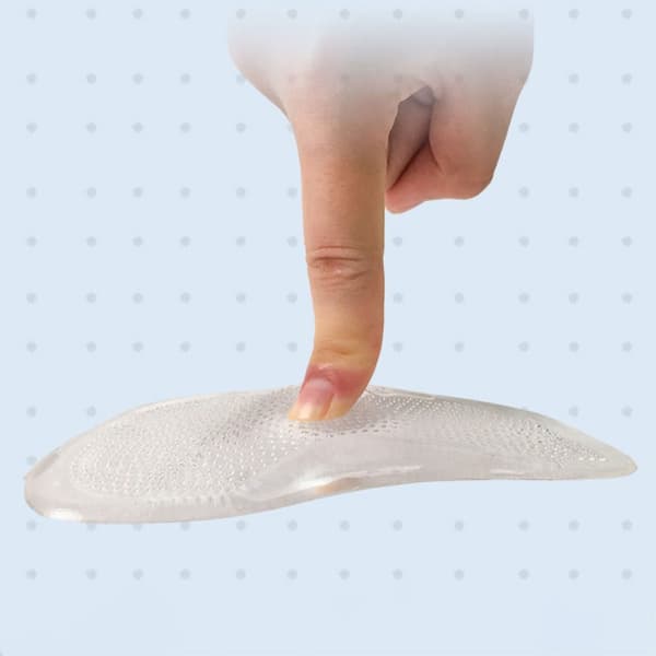 Innersåle Flat Foot Support Innleggssåler med høy hæl smertelindring - L
