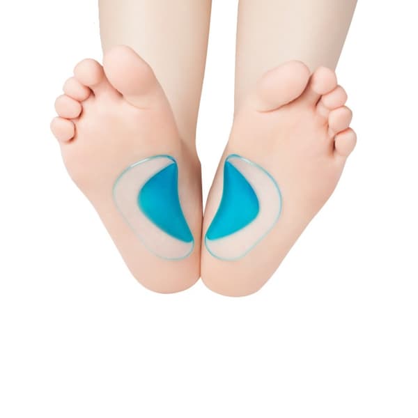 Buestøtteinnlegg Plantar Fasciitis ortopediske støtteputer - L