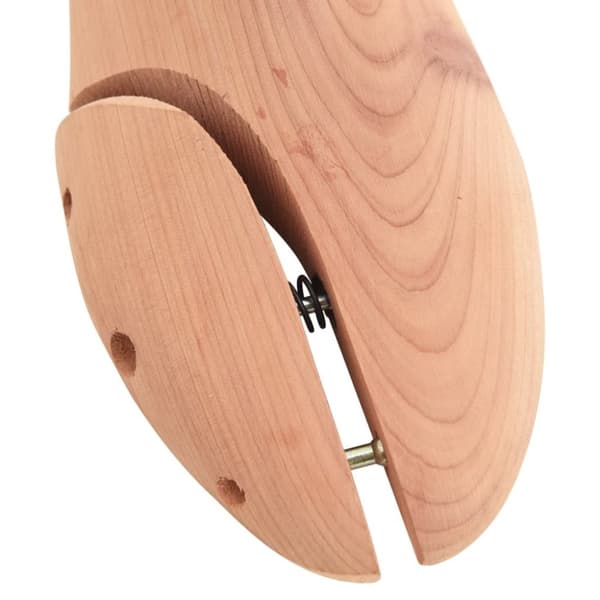 vidaXL Skoblock med skohorn EU 38-39 massivt cederträ