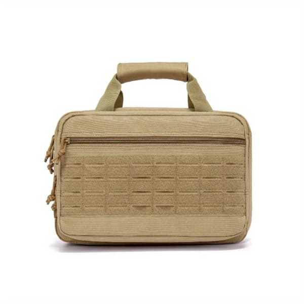 Pistoltaske, rummelig håndtaske, justerbar rem,Khaki