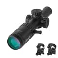 Miniatyrbillede 1 af 2: Riflesigte, 30 mm rørdiameter, oplyst sigte, vandtæt IPx7,sigte med 20mm