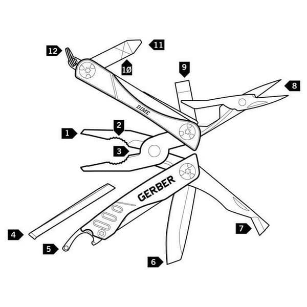 Gerber Dime Svart