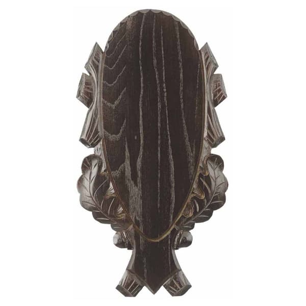 Eurohunt Veistetty Deer Oak Trophy-lautanen Ruskea 36 x 19 cm
