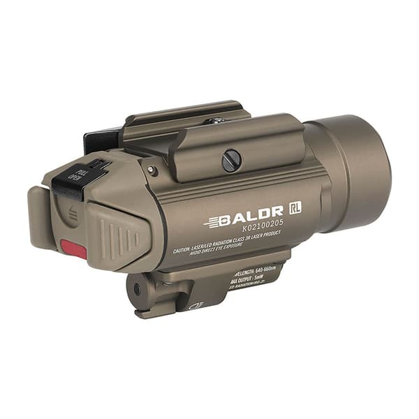 Olight Ficklampa Med Röd Laser Baldr Rl Guld 1120 Lumens