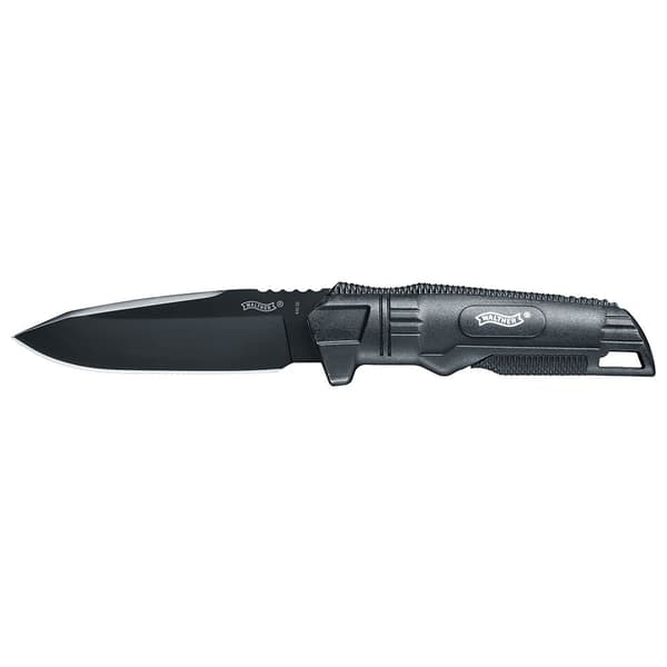 Walther Fast Spearpoint Cut Off Kniv Buk Silver