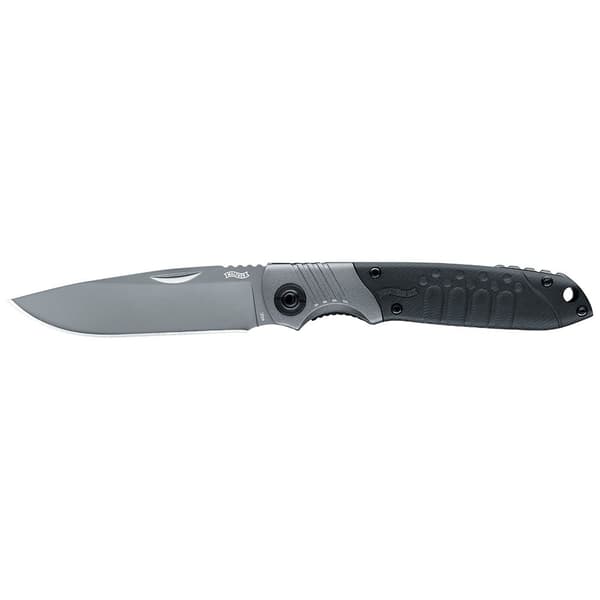 Walther Linerlock Droppoint Cut Off Kniv Edk Silver