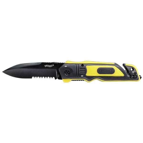 Walther Linerlock Spearpoint Cut Off Kniv Erk Y Guld