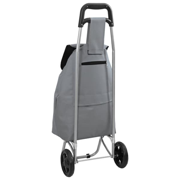 Shoppingvagn med hjul Grå 35 L