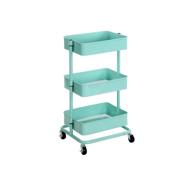 Trolley 3 niveauer mintgrøn
