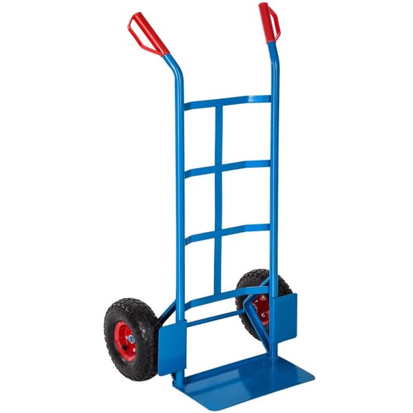 Säckkärra med gummidäck - blå