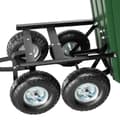 Miniatyrbillede 4 af 10: Trækvogn med vippefunktion, bæreevne 300 kg - grøn