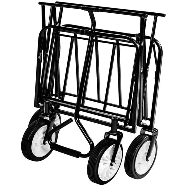 Foldbar trækvogn, bæreevne 80 kg - grøn