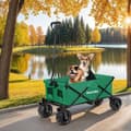 Miniatyrbillede 3 af 11: Foldbar trækvogn Heidrun - grøn