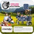 Miniatyrbild 2 av 9: Nico hopfällbar skrinda med bärväska, lastkapacitet 80kg - blå