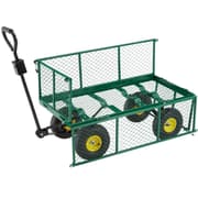 Metall tralle med hylleplan maks 550 kg - grønn