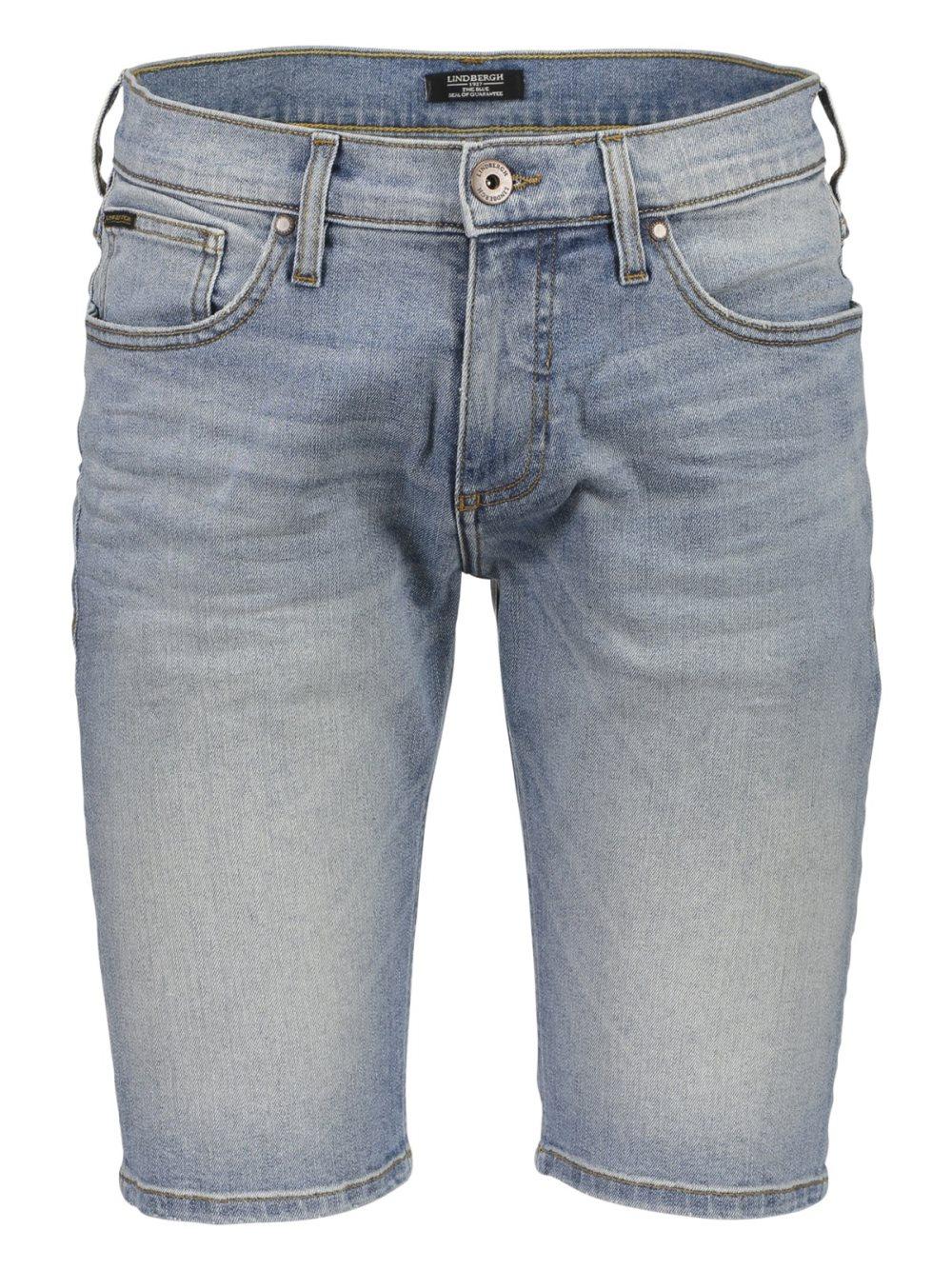 Lindbergh Blue - Jeansshorts 30-59101BLC