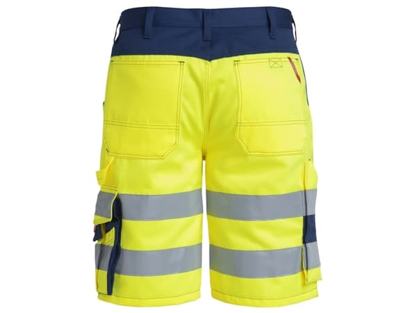 F.ENGEL Arbetsshorts - Storlek 80 - Modell: 6501-770 - Färg: Gul/Marin - 20471 Safety
